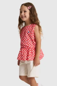 US Polo Assn. Girls' Red T-Shirt - Image 3