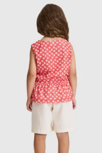 US Polo Assn. Girls' Red T-Shirt - Image 5