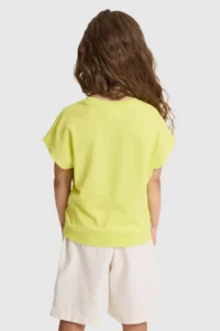 US Polo Assn. Girls' Peanut Green Crew Neck T-Shirt - Image 5
