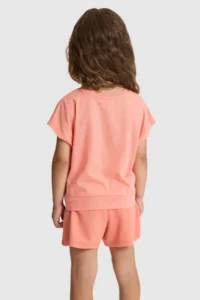 US Polo Assn. Girls' Salmon Crew Neck T-Shirt - Image 5
