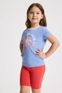 US Polo Assn. Girls' Lavanta Crew Neck T-Shirt - Image 3