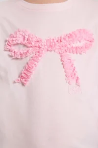 US Polo Assn. Girls' Light PINK Crew Neck T-Shirt - Image 6