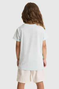 US Polo Assn. Girls' Water Green Crew Neck T-Shirt - Image 5