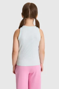 US Polo Assn. Girls' Water Green Crew Neck Basic T-Shirt - Image 5