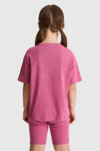 US Polo Assn. Girls' Fuchsia Crew Neck T-Shirt - Image 5