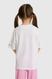 US Polo Assn. Girls' Crew Neck WHITE T-Shirt - Image 5