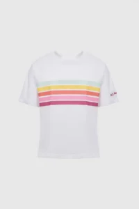 US Polo Assn. Girls' Crew Neck WHITE T-Shirt - Image 6