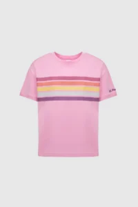 US Polo Assn. Girls' Crew Neck PINK T-Shirt - Image 6