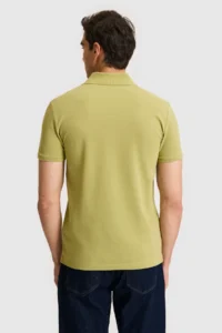 US Polo Assn. Men Lilac slim Fit Polo Shirt Collar Basic T-Shirt - Image 5