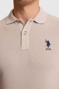US Polo Assn. Men Stone slim Fit Polo Shirt Collar Basic T-Shirt - Image 6