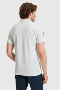 US Polo Assn. Men slim Fit Polo Shirt Collar Water Green Basic T-Shirt - Image 5