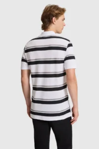 US Polo Assn. Men Black Regular Fit Polo Shirt Collar T-Shirt - Image 5