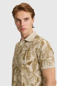 US Polo Assn. Men Light Khaki T-Shirt - Image 2