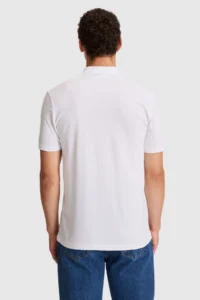 US Polo Assn. Men WHITE Regular Fit Polo Shirt Collar T-Shirt - Image 5