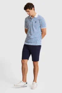US Polo Assn. Men WHITE Regular Fit Polo Shirt Collar T-Shirt - Image 4