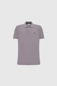 US Polo Assn. Men Gray Regular Fit Polo Shirt Collar Basic T-Shirt - Image 7