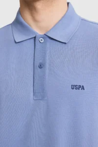 US Polo Assn. Men Indigo Regular Fit Polo Shirt Collar Basic T-Shirt - Image 7