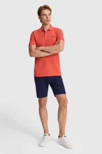 US Polo Assn. Men CREAM Regular Fit Polo Shirt Collar Basic T-Shirt - Image 4