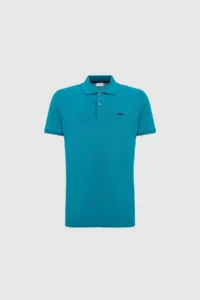 US Polo Assn. Men Petrol Regular Fit Polo Shirt Collar Basic T-Shirt - Image 7