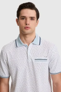 US Polo Assn. Men Light BLUE T-Shirt - Image 2