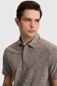 US Polo Assn. Men Brown T-Shirt - Image 2