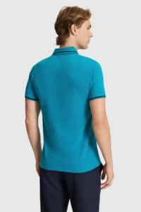 US Polo Assn. Men Petrol slim Fit Polo Shirt Collar Basic T-Shirt - Image 5