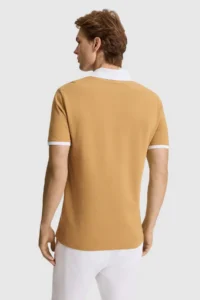 US Polo Assn. Men Coconut Regular Fit Polo Shirt Collar Basic T-Shirt - Image 5