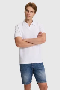 US Polo Assn. Men WHITE Regular Fit Polo Shirt Collar T-Shirt - Image 3