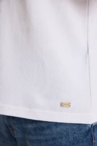 US Polo Assn. Men WHITE Regular Fit Polo Shirt Collar T-Shirt - Image 6