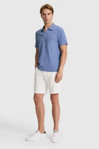 US Polo Assn. Men Indigo Regular Fit Polo Shirt Collar T-Shirt - Image 4