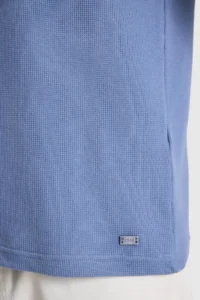 US Polo Assn. Men Indigo Regular Fit Polo Shirt Collar T-Shirt - Image 6