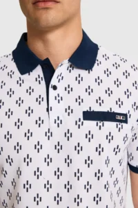 US Polo Assn. Men Regular Fit Polo Shirt Collar WHITE T-Shirt - Image 6