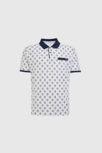 US Polo Assn. Men Regular Fit Polo Shirt Collar WHITE T-Shirt - Image 7