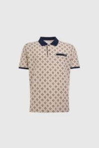 US Polo Assn. Men Regular Fit Polo Shirt Collar Stone T-Shirt - Image 7