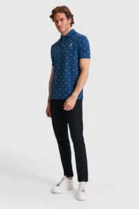 US Polo Assn. Men Regular Fit Polo Shirt Collar Light NAVY T-Shirt - Image 4