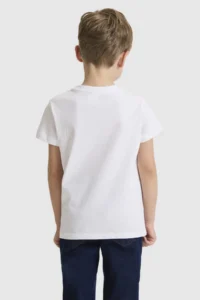 US Polo Assn. Boys' WHITE Crew Neck T-Shirt - Image 5