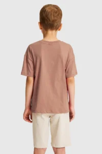 US Polo Assn. Boys' Powder PINK Crew Neck T-Shirt - Image 3