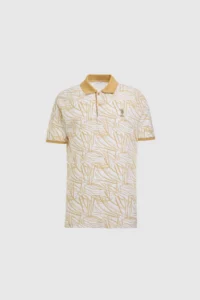 US Polo Assn. Men Beige Regular Fit Polo Shirt Collar T-Shirt - Image 7