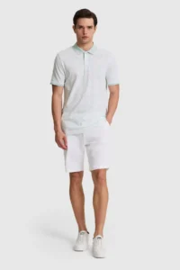 US Polo Assn. Men Water Green Regular Fit Polo Shirt Collar T-Shirt - Image 4