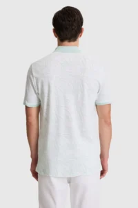 US Polo Assn. Men Water Green Regular Fit Polo Shirt Collar T-Shirt - Image 5