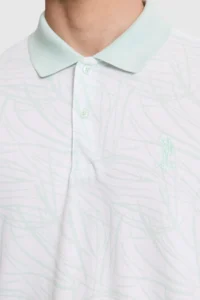 US Polo Assn. Men Water Green Regular Fit Polo Shirt Collar T-Shirt - Image 6