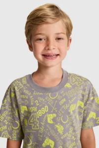 US Polo Assn. Boys' Gray Crew Neck T-Shirt - Image 2