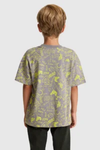 US Polo Assn. Boys' Gray Crew Neck T-Shirt - Image 5