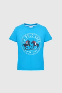 US Polo Assn. Boys' Cobalt BLUE Crew Neck T-Shirt - Image 6