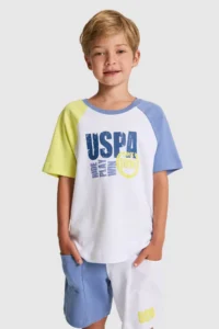 US Polo Assn. Boys' Indigo Crew Neck T-Shirt