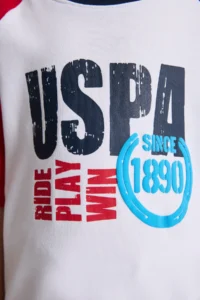 US Polo Assn. Boys' Red Crew Neck T-Shirt - Image 6
