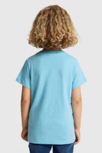 US Polo Assn. Boys' Aqua Crew Neck T-Shirt - Image 5
