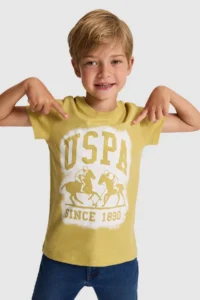 US Polo Assn. Boys' Green Crew Neck T-Shirt