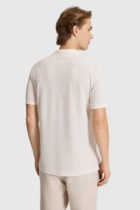 US Polo Assn. Men Light Khaki Regular Fit Polo Shirt Collar T-Shirt - Image 5
