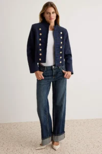 TRENDYOLMİLLA NAVY BLUE Regular Coat - Image 2